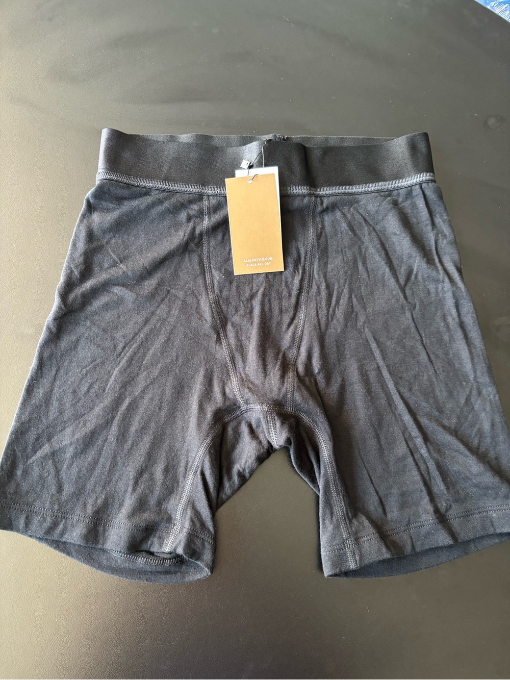 NWT ALALA black boxer shorts